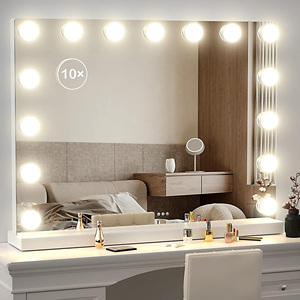 Smart Dimmable 15 LED Light Bulbs Mirror