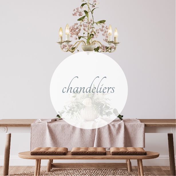 AF Lighting Chandeliers - Grand Crystal and Metal Suspended Luminaires