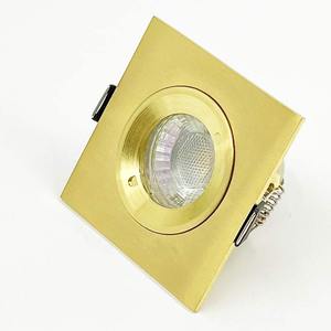 Ultra-Thin Square Waterproof LED Gold Spotlight