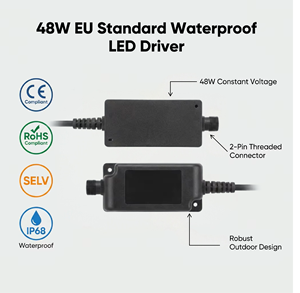 Professional 48W Waterproof LED Driver